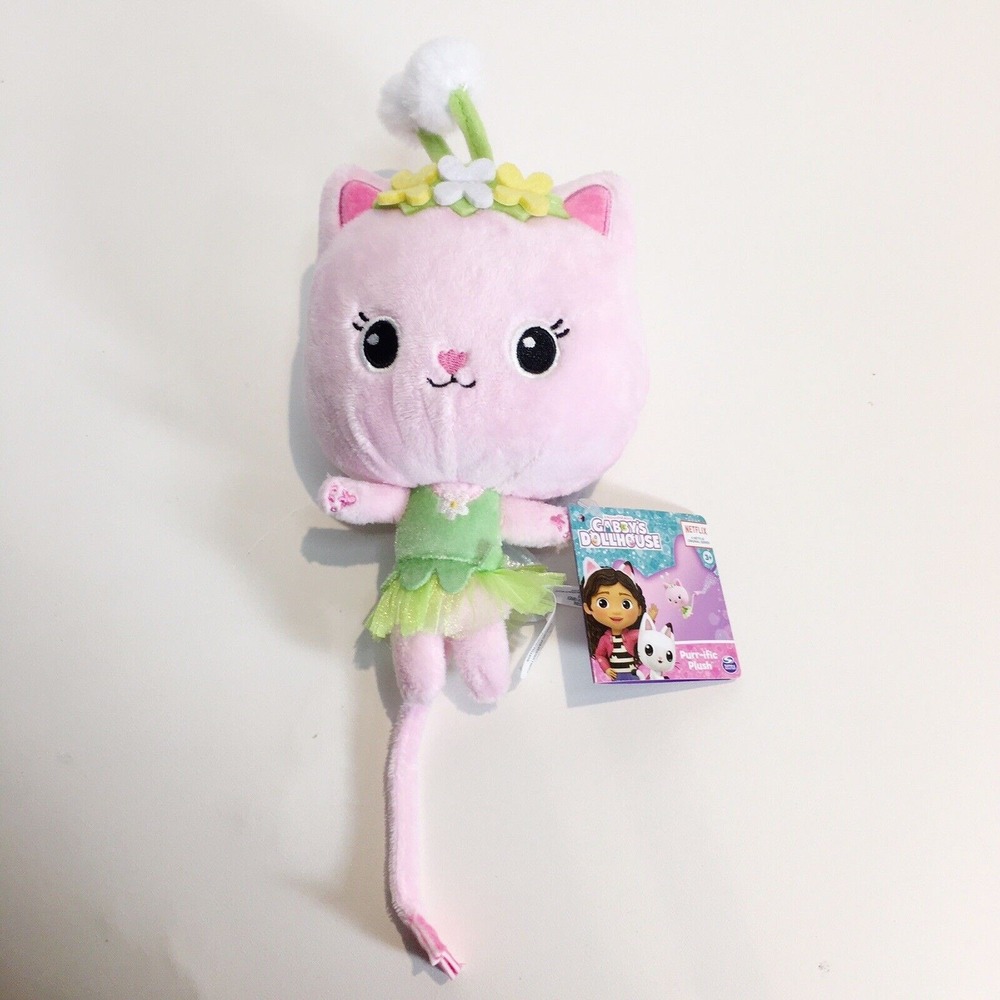 DreamWorks GABBY'S DOLLHOUSE‎ 7" KITTY FAIRY Purr-ific Plush Toy NEW